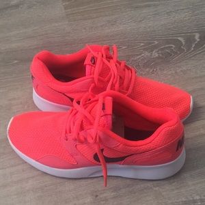 Neon pink Nikes. Brand new never worn.